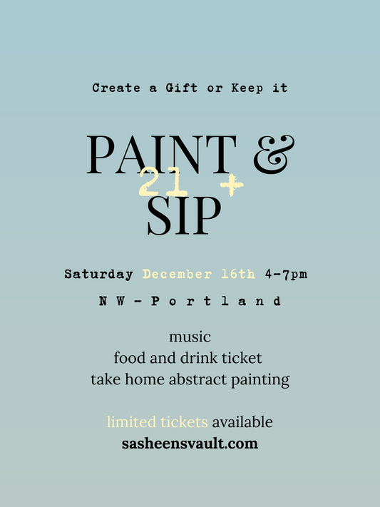 21 + Paint n' Sip